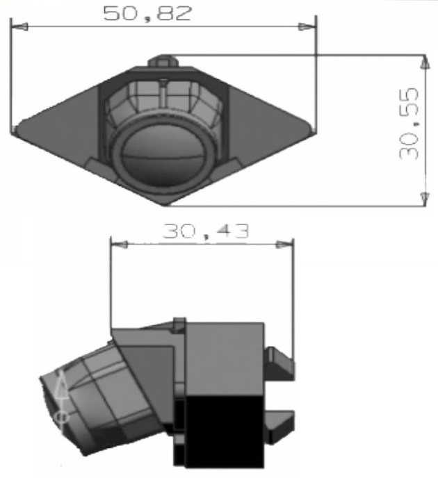 Cámara Frontal RCA MB A (176 serie) / C(204 AMG)  *En calandra inferior distronic