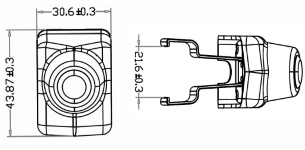 Cámara Frontal RCA MB Clase C-205 (2015-2018) Calandra frontal