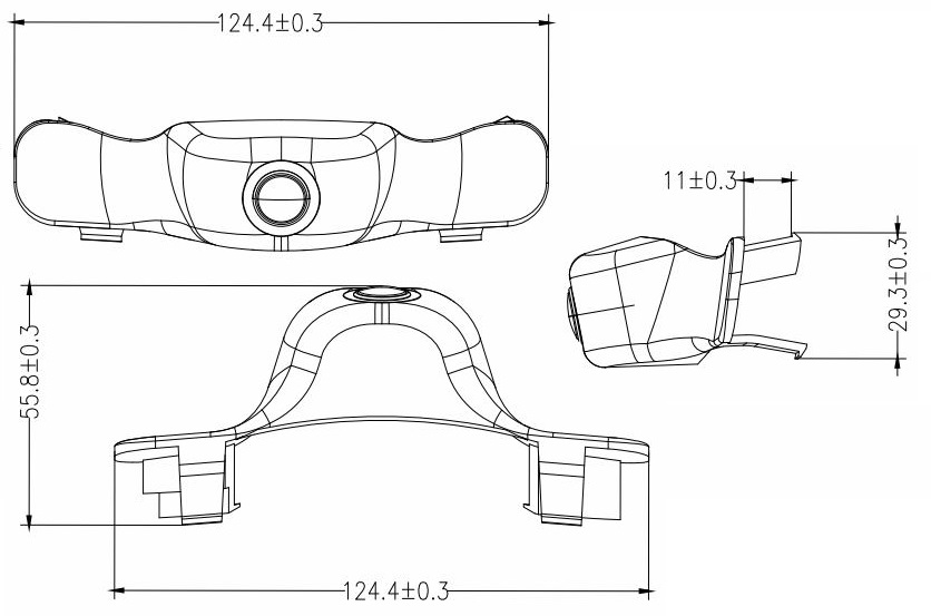 Cámara Frontal Específica RCA - Mercedes Clase GLC (2015-2019)