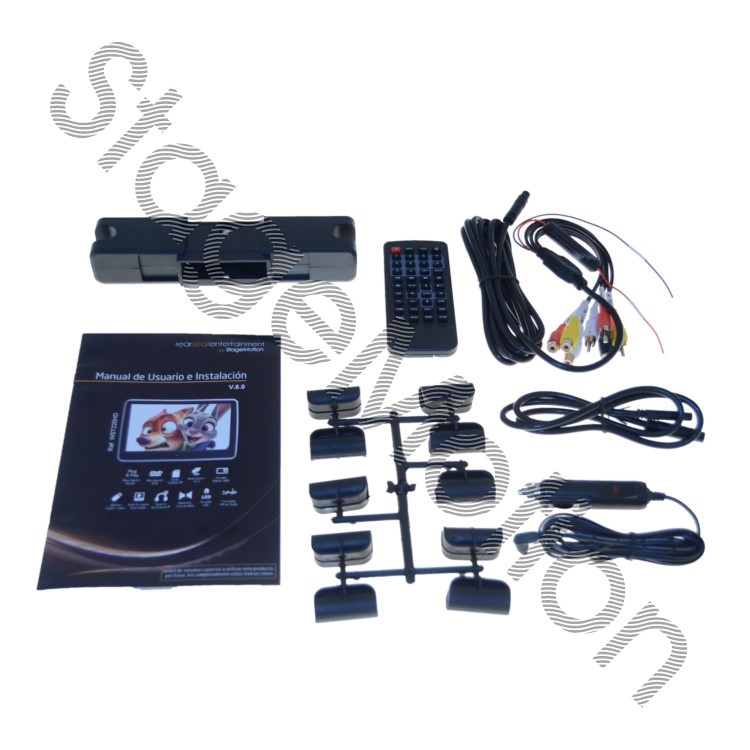 Pack 2x Pantallas RSE 10.1' HD DVD/USB/SD/IR/FM + Jack + Bolsa de transporte (v.2020)