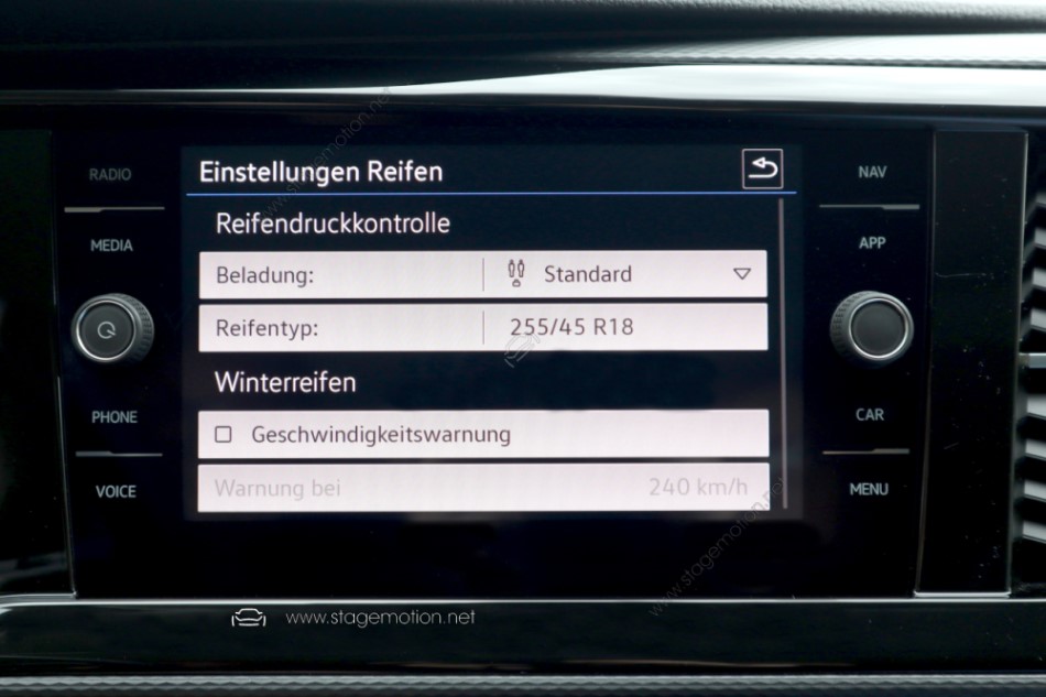 Sistema de control de presión de neumáticos (TPMS) para VW T6.1 SH