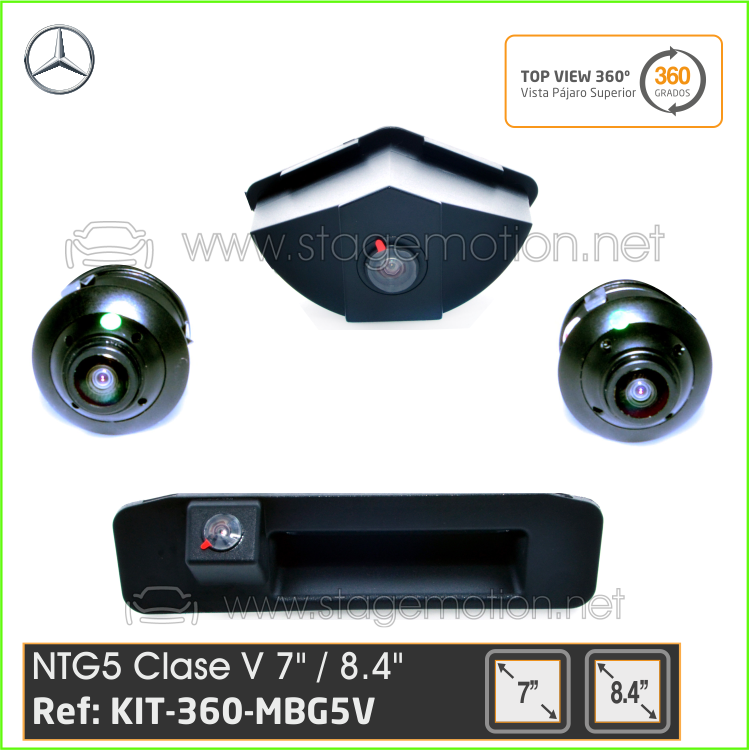 Kit Top View 360º NTG5 - Mercedes-Benz Clase V