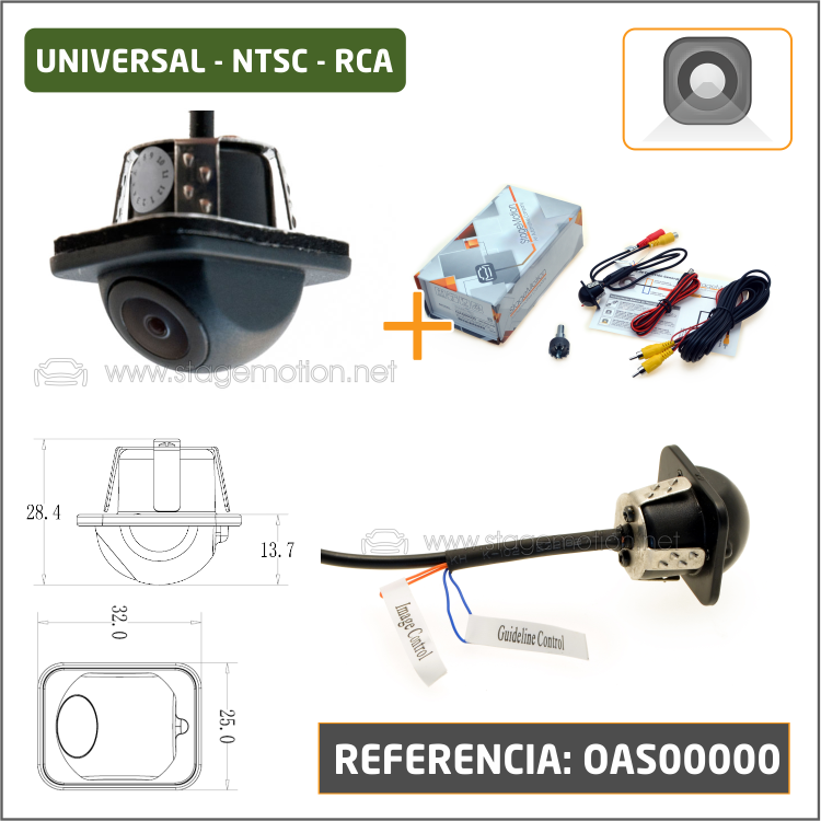 Kit RVC Integrado FORD SYNC-2.5 y SYNC-3 (Pantallas 6,5" / 8") - Versiónes R5, 2X y 3X