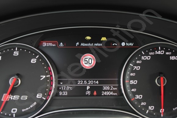 Asistencia de cambio de carril incluido reconocimiento de señales de tráfico para Audi A6, A7 4G