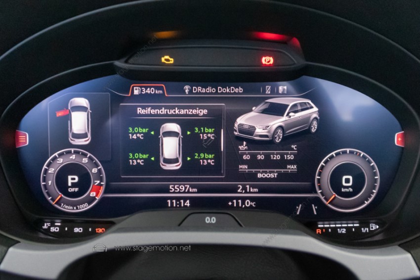 Sistema de control de presión de neumáticos (TPMS) para Audi A3 8V