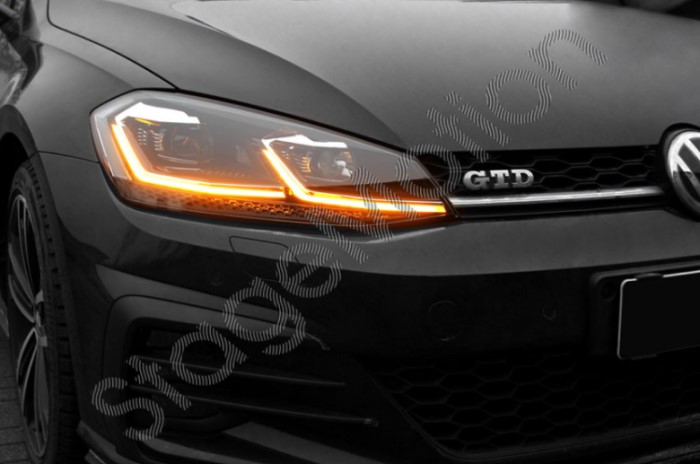 Faros LED con luz diurna LED DRL para VW Golf 7