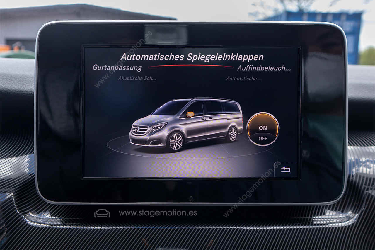 Kit retrovisores exteriores abatibles Mercedes Benz Clase V W447