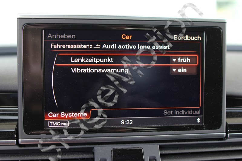 Kit active Lane Assist con reconocimiento de señales de tráfico Audi A6, A7 4G
