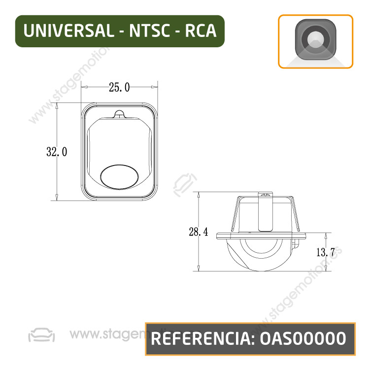 Kit RVC Integrado Mercedes-Benz - Audio15/Becker (desde 2014) Sprinter(W906)