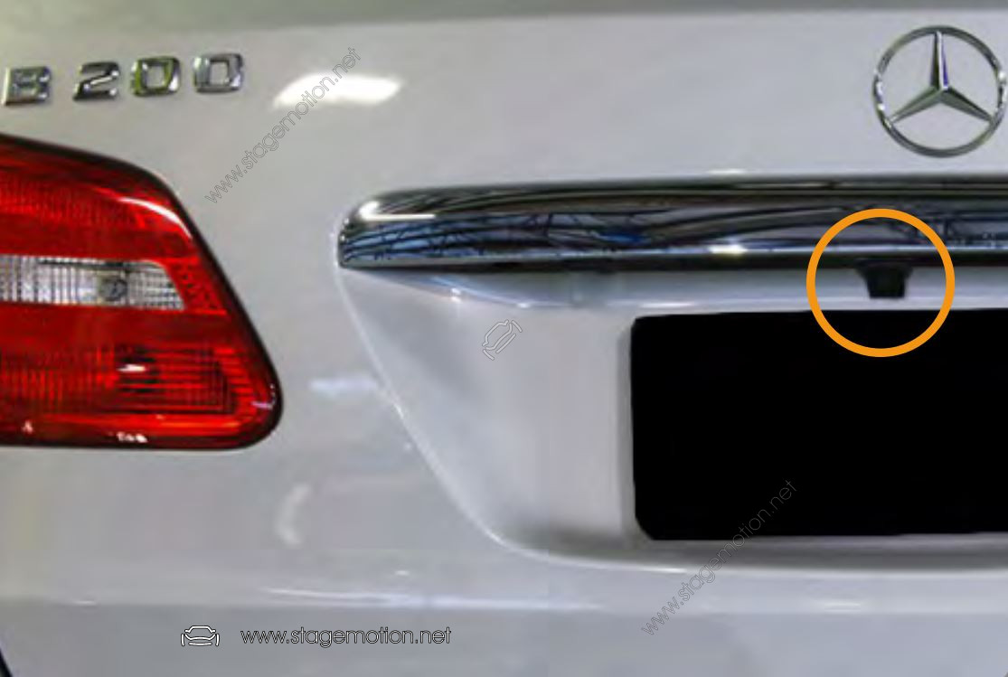 Kit RVC Integrado para Mercedes-Benz Clase B (W246/W242); C/CLS/E (hasta 2014) Audio20/Becker NTG 4.5