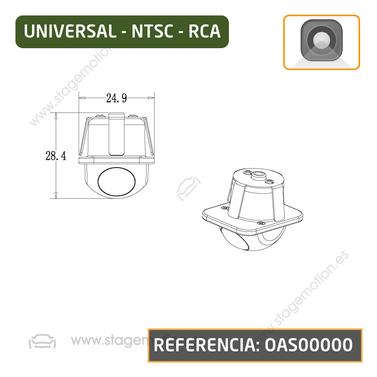 Kit cámara de visión trasera para Nissan Micra (desde 2013)