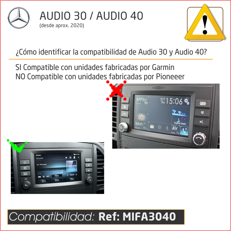 Interface Multimedia MB Audio30 / Audio40 Garmin