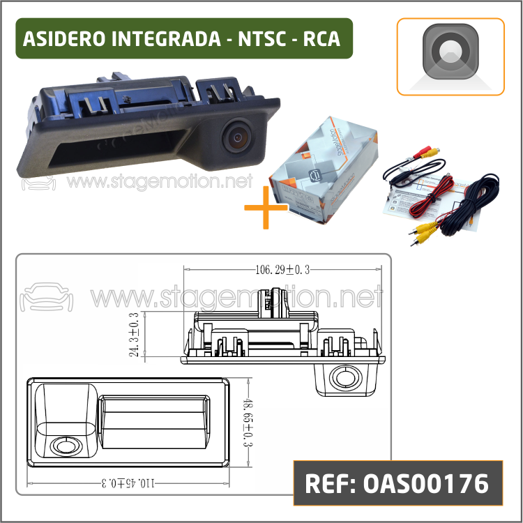 Kit Cámara Trasera MIB3 Audi 10.1"