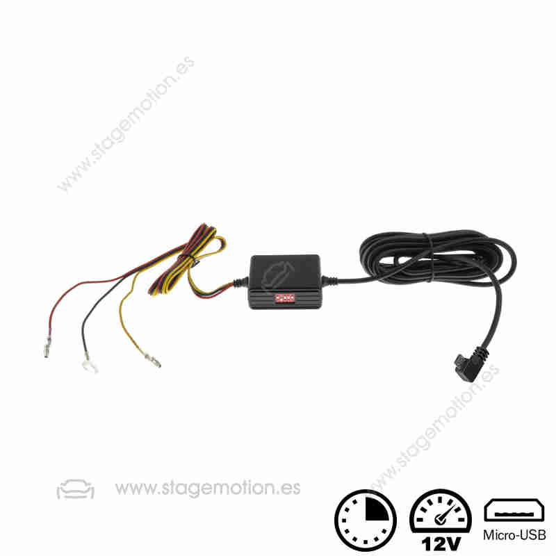 Dashcam dual AMPIRE, cámara frontal 2K y cámara trasera AHD, WiFi y GPS