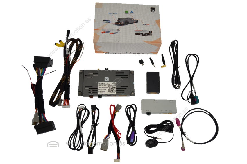 Kit Wireless Car-Play + Android Auto + Reproductor USB + Puertos Cámaras Visión para BMW CCC 6,5"/8.8" (2004-2008)