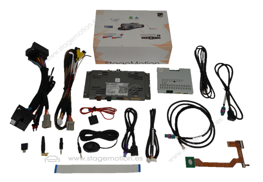 Kit Plus Porsche RADIO CDR-31 (2011-2015) Wireless Car-Play + Android Auto + USB Media + Visión 180º