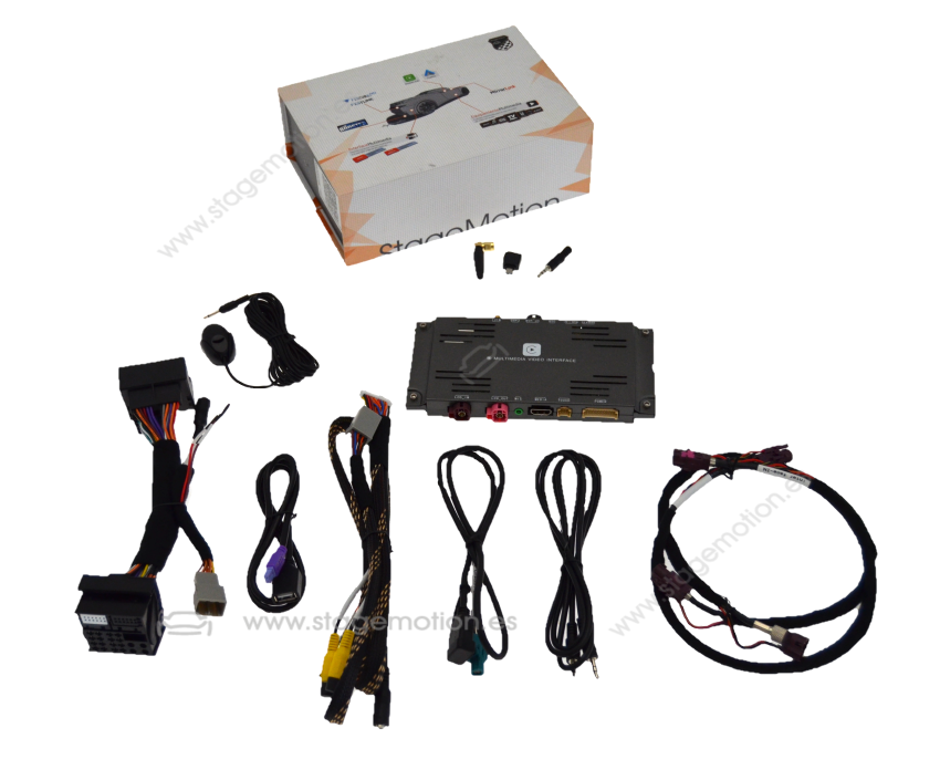 Kit Car-Play Wireless + AndroidAuto + USB LandRover/Jaguar (Versión IV de 7"/8") SIN MOST (2015-2019) Versión All-In-One