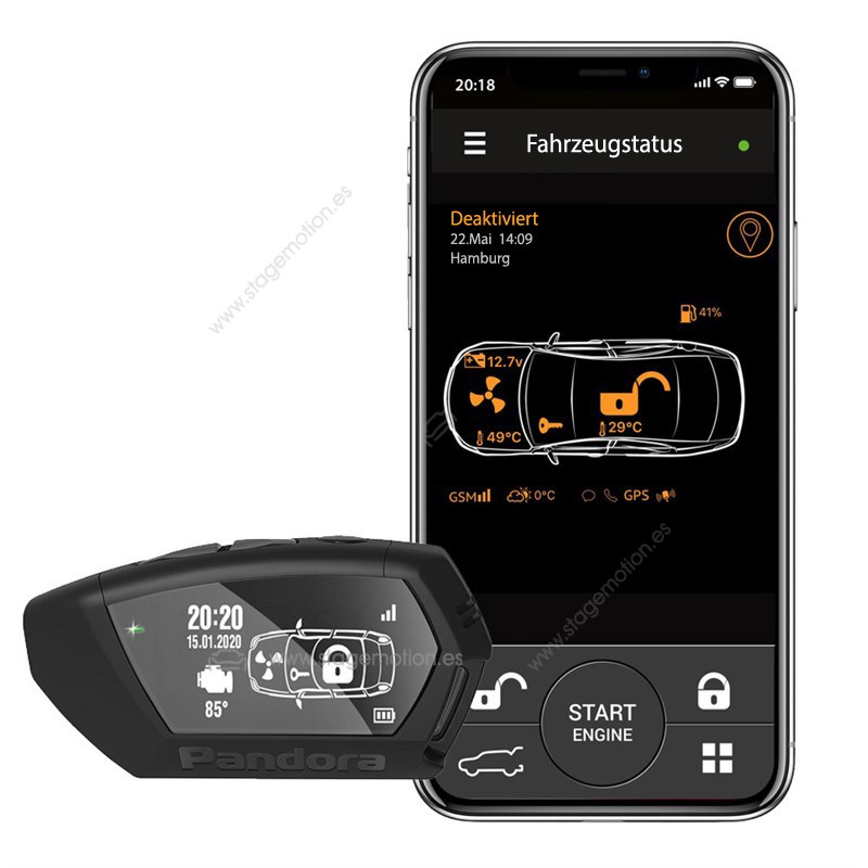 Sistema de alarma para coche Pandora ELITE