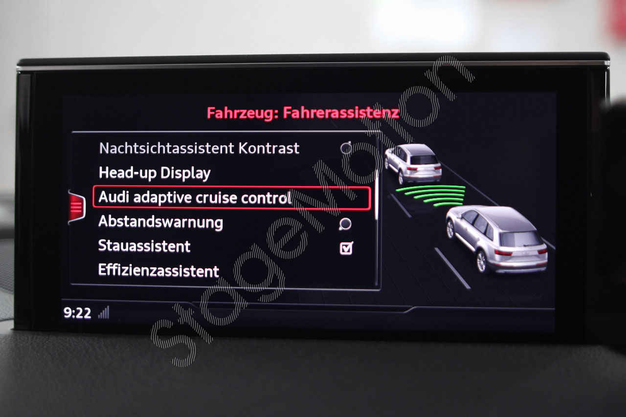 Control automático de distancia (ACC) para Audi Q5 FY