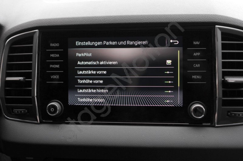 Set completo piloto aparcamiento trasero incl. OPS para Skoda Karoq NU7