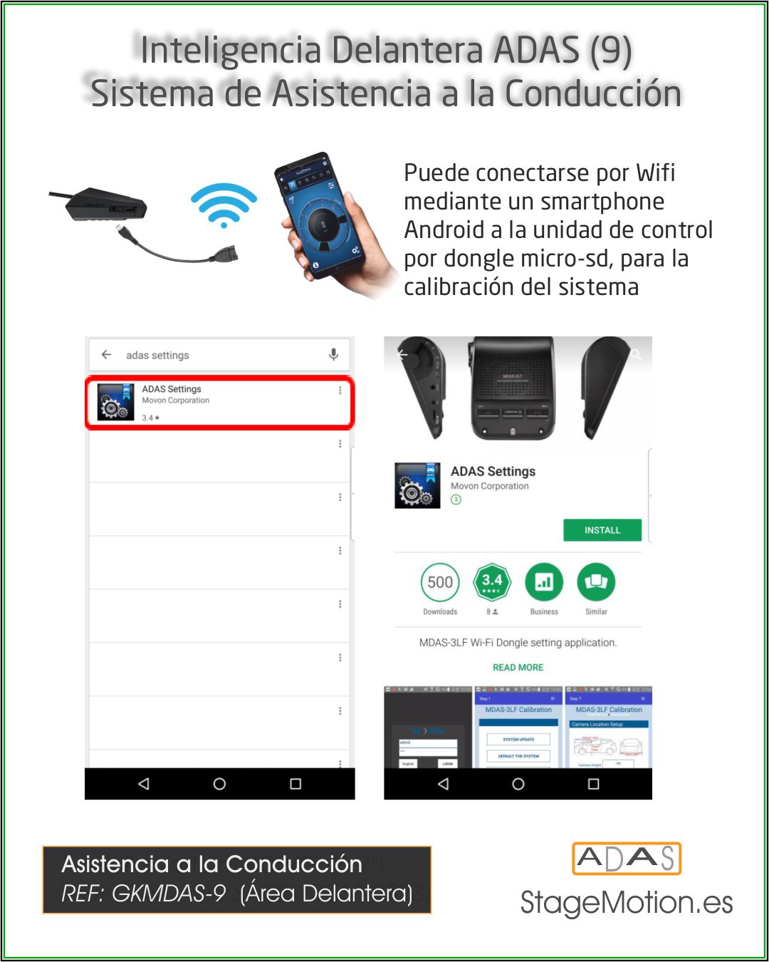 ADAS (9) Asistencia Inteligente Delantera
