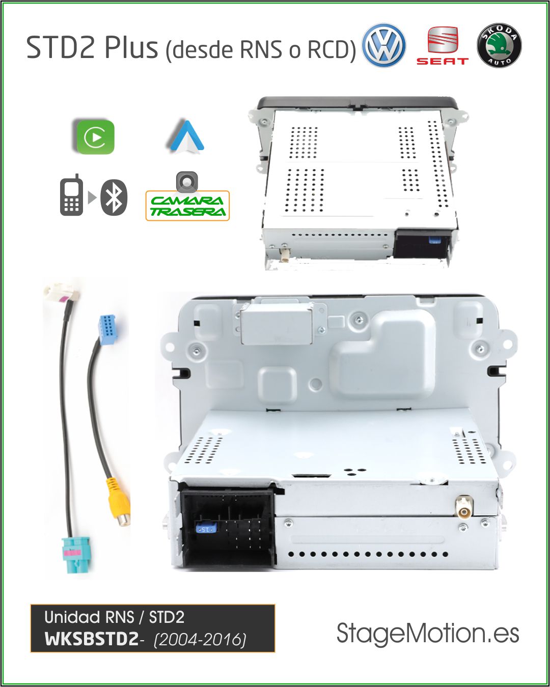 MIB-STD2 High (CarPlay + AndroidAuto + RVC + USB)