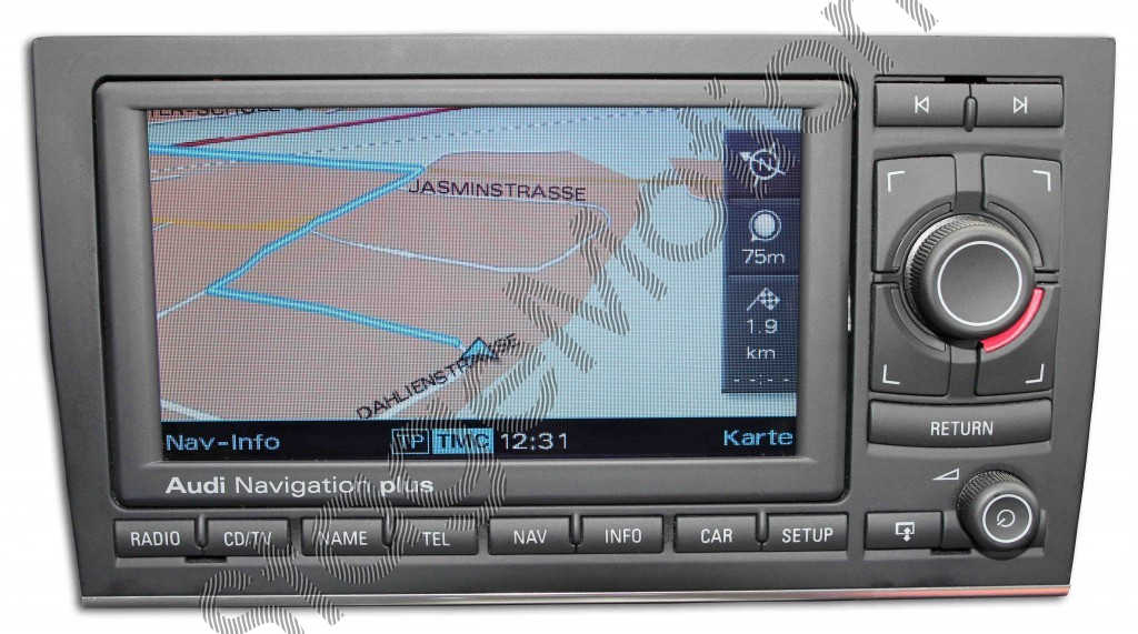 Actualización de Audi RNS-E Navigation Plus al software de Europa