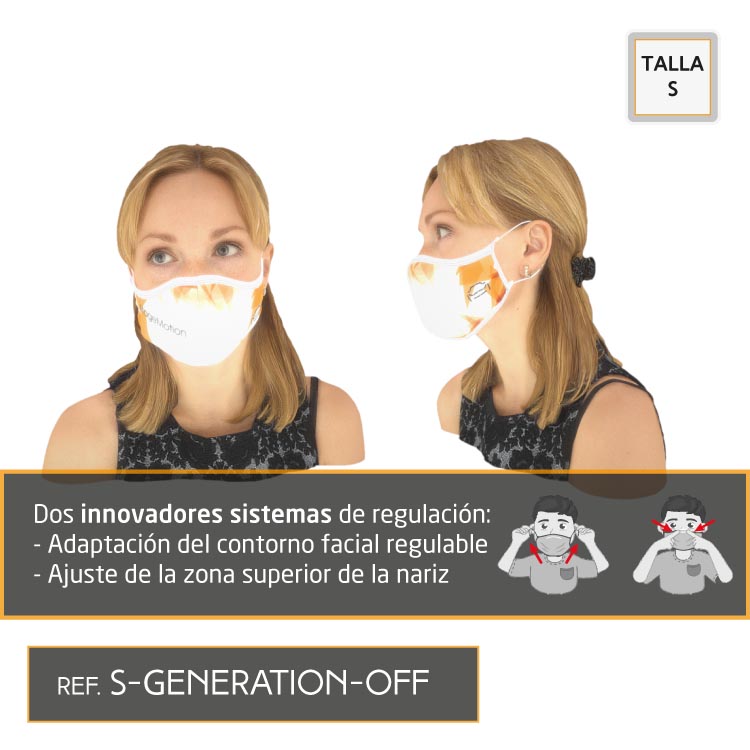 Mascarilla Homologada [S] Diseño: GENERATION OFF