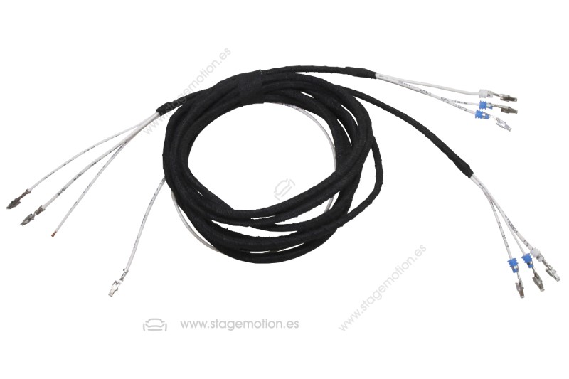 Cableado de extensión mLWR xenón a faros halógenos para VW Sharan 7M