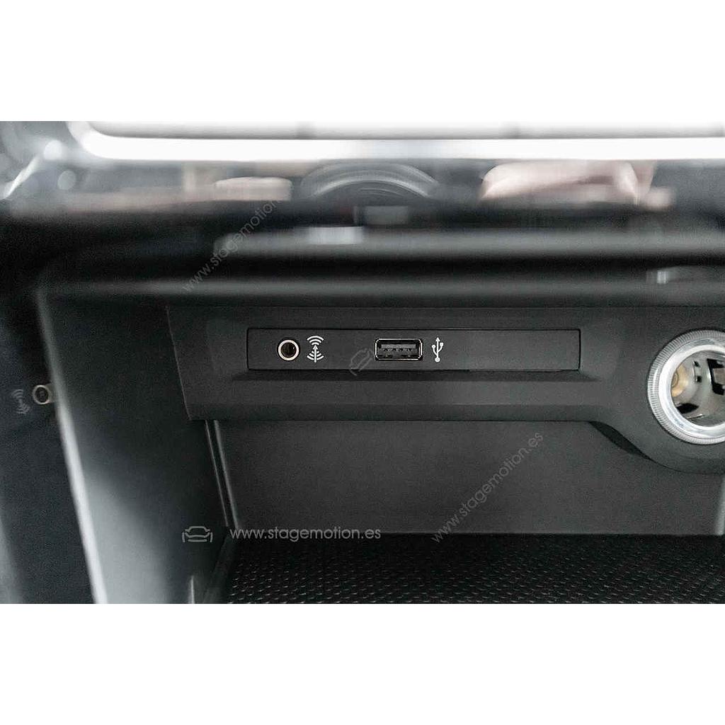 Kit para reequipar un hub USB en la consola central trasera para VW Touran 5T