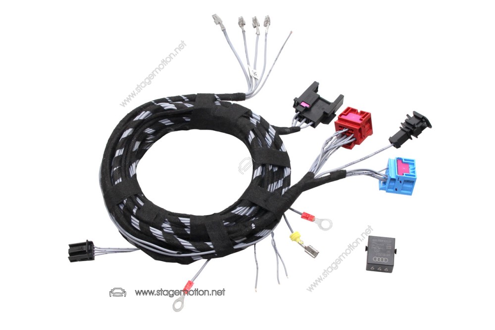 Cableado de enganche de remolque giratorio - sistema eléctrico central para VW Passat B7