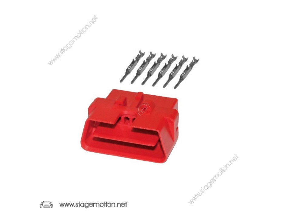 Conector de diagnóstico OBD de 16 pines incl. 6 contactos