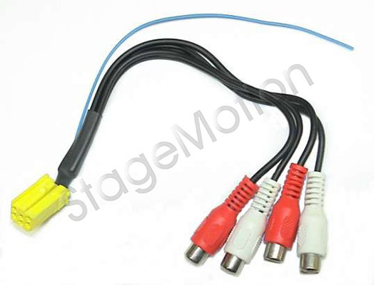 Adaptador de amplificador VW MFD1 y Audi RNS-D
