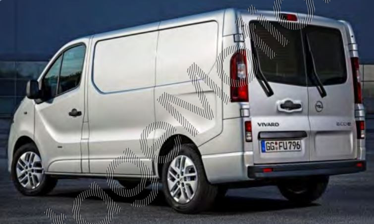 Cámara Trasera RCA (3a Luz Freno) Opel Vivaro / Renault Trafic 2014