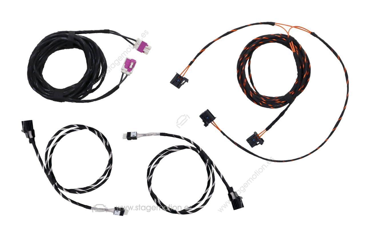 Sistema de radio de actualización del juego de cables - MMI High 3G para Audi