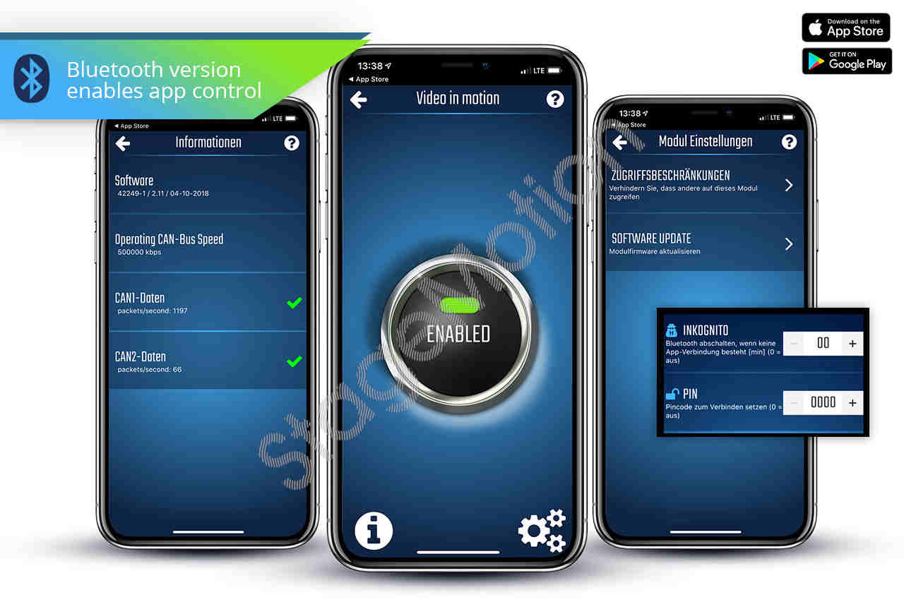 Control de aleta KUFATEC Exhaust Pro para Audi RS4 8W, RS5 F5 con control APP