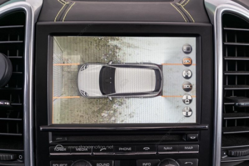 Kit completo Real Top View - sistema de 4 cámaras para Porsche Cayenne 92A