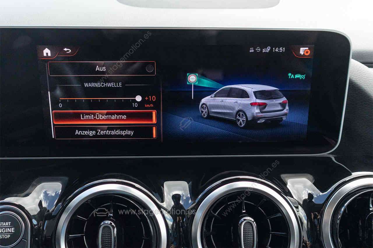 Activación del dongle de codificación del Asistente de límite de velocidad activo para Mercedes Benz