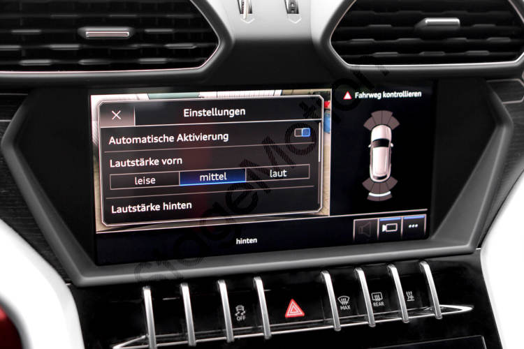 Kit Cámara de visión trasera completa para Lamborghini Urus ZL