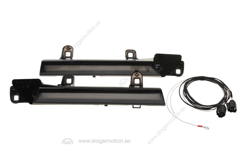 Kit de parrilla de radiador con iluminación de contorno LED para VW ID-Buzz EB