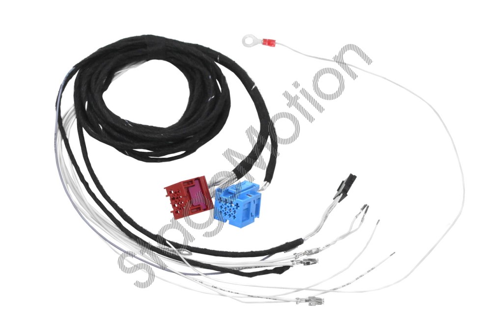 Juego de cables enganche de remolque giratorio - sistema eléctrico central para Audi A6 4F