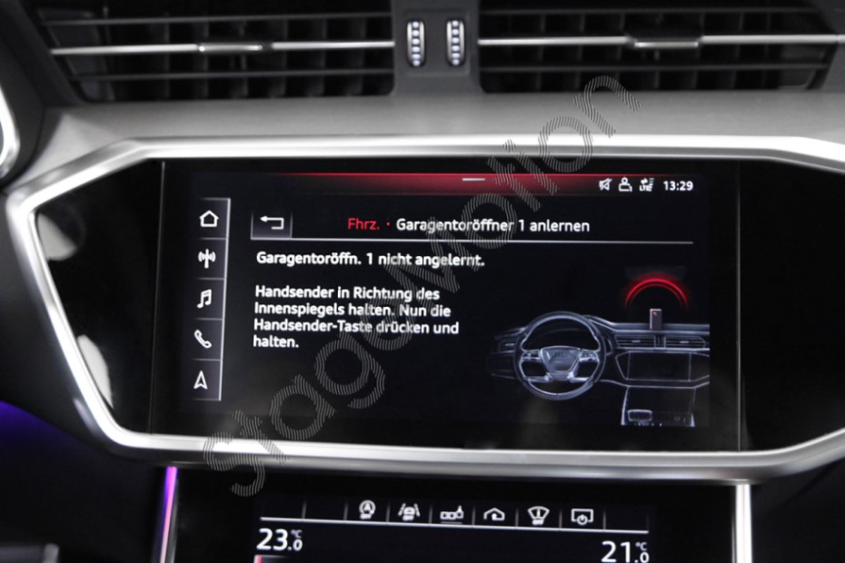 Kit completo de apertura de puerta de garaje HomeLink para Audi A8 4N